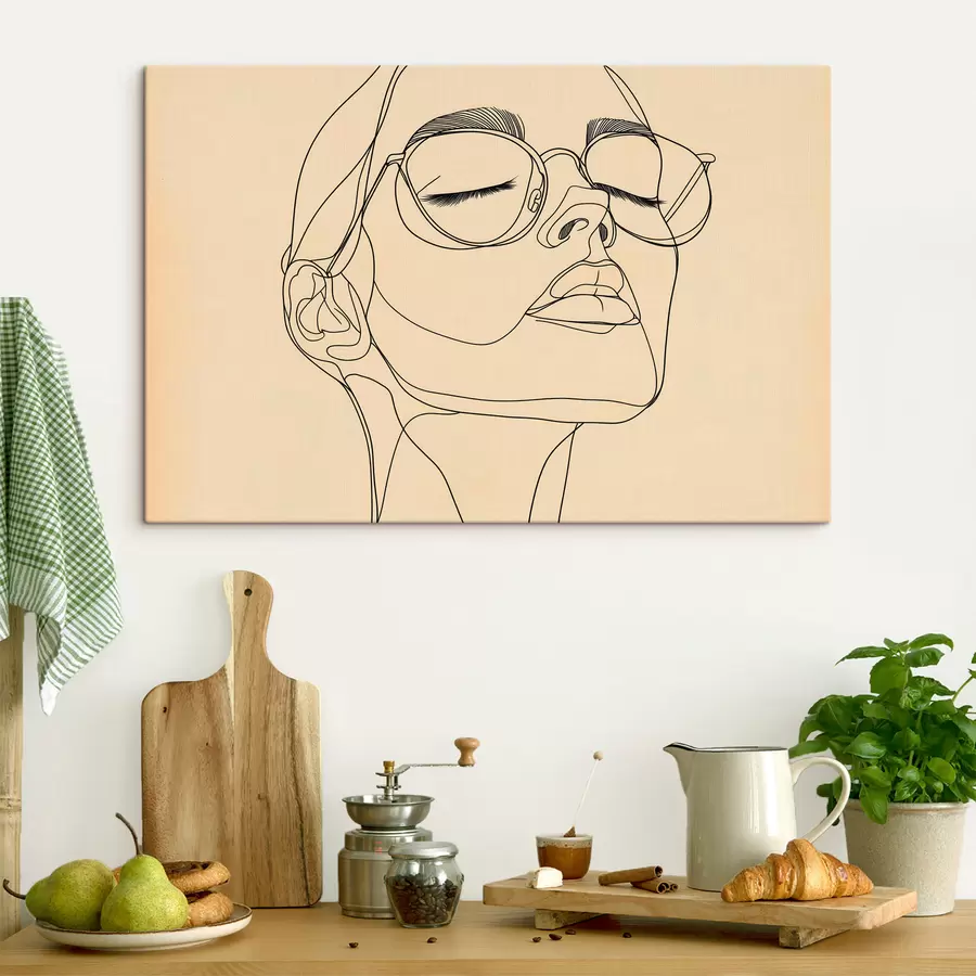 Quadro Ritratto lineare di una donna nr. s51145