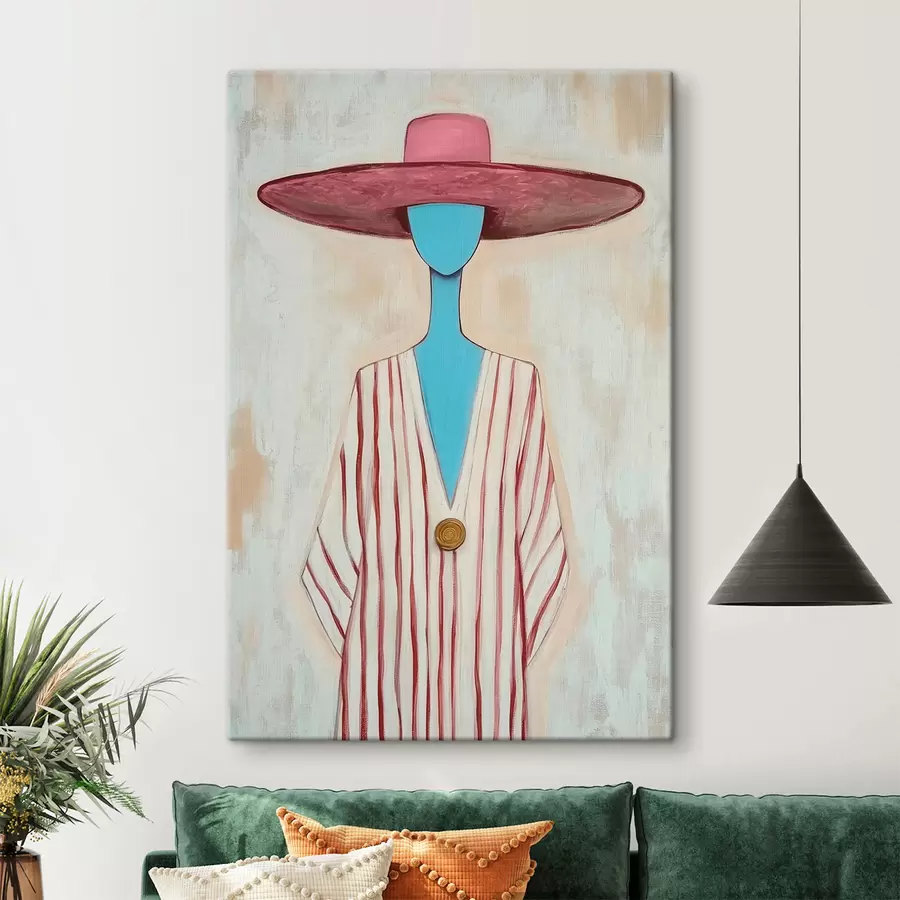 Quadro Dipinto raffigurante una figura femminile astratta nr. s51152