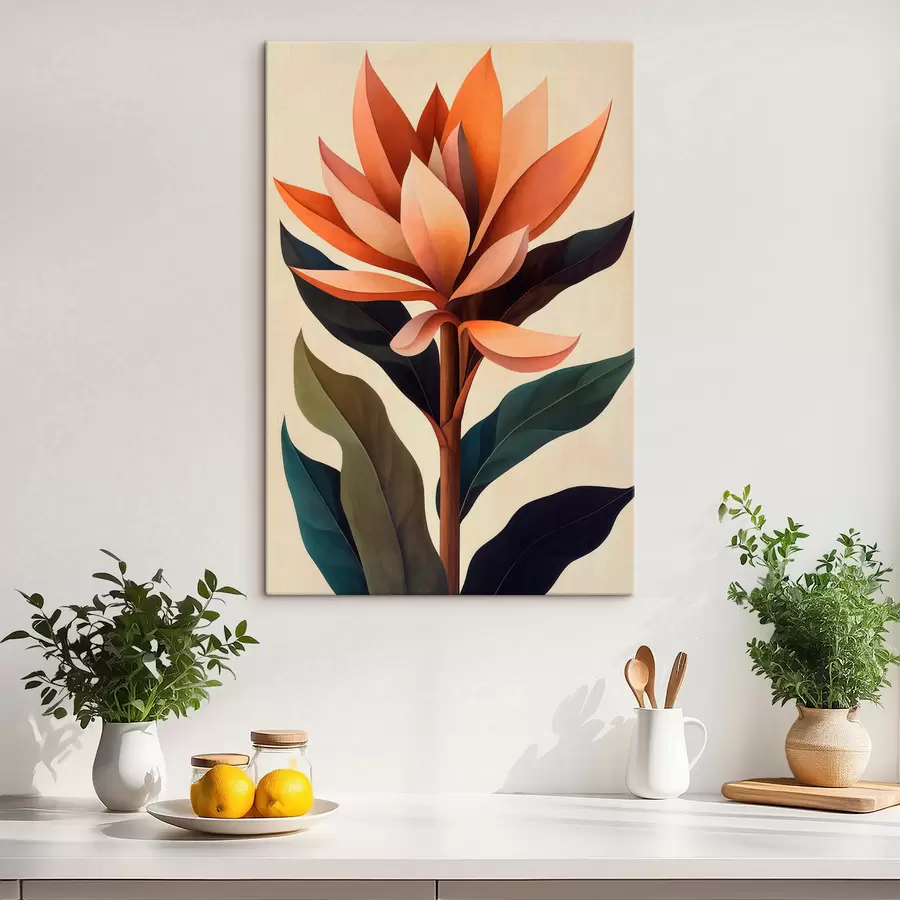 Quadro Fiore astratto nr. s51155