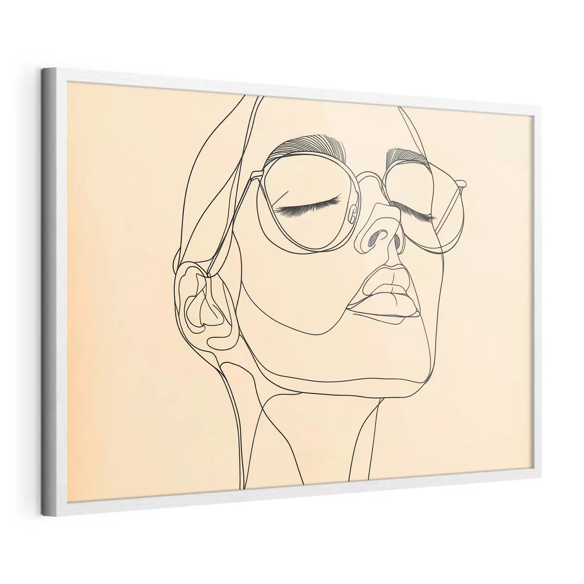 Poster Ritratto lineare di una donna f51145
