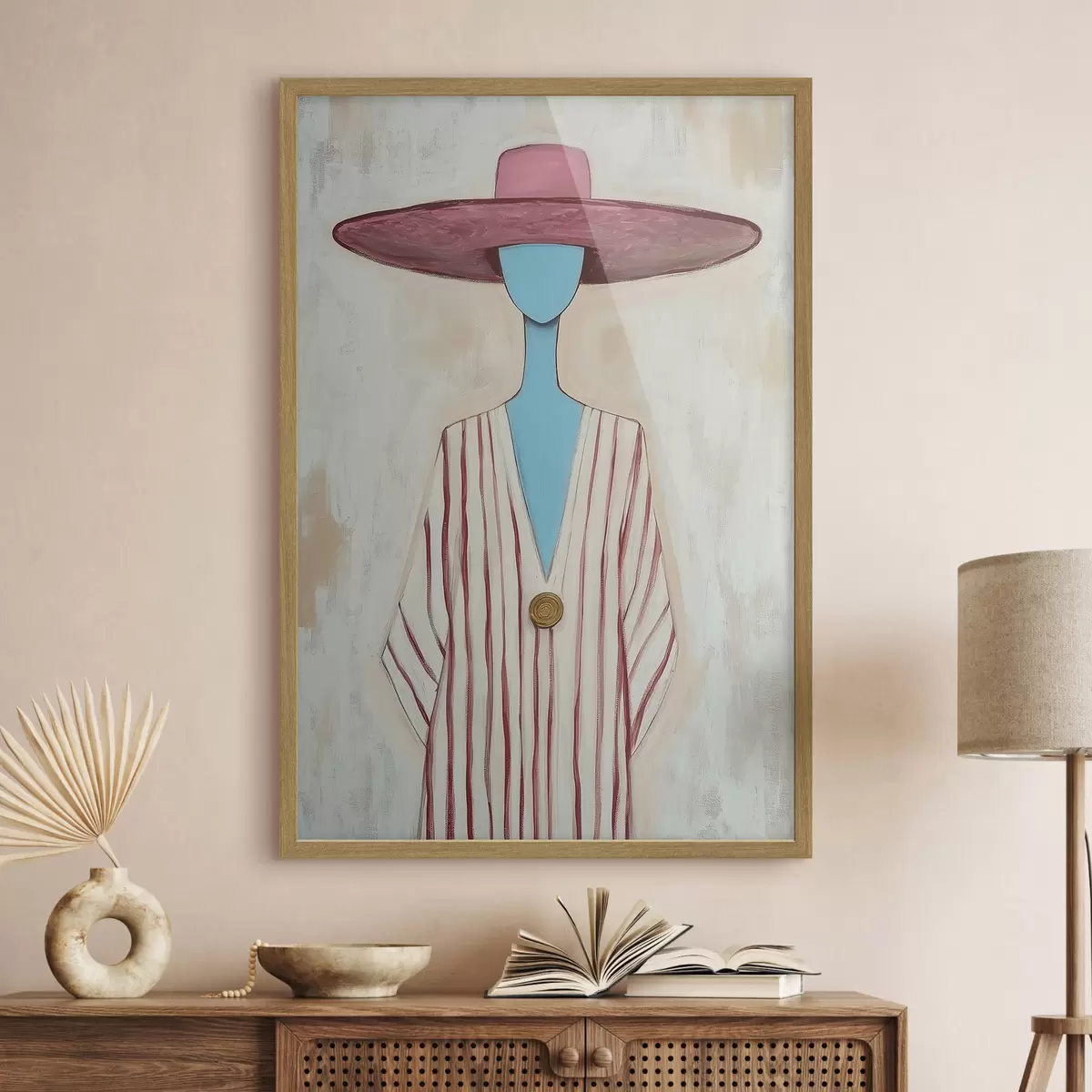Poster Dipinto raffigurante una figura femminile astratta f51152