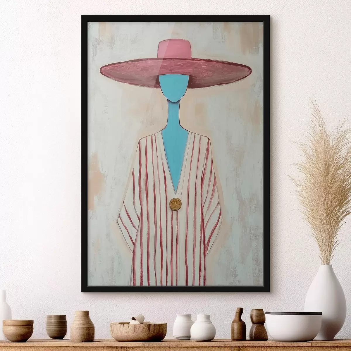 Poster Dipinto raffigurante una figura femminile astratta f51152