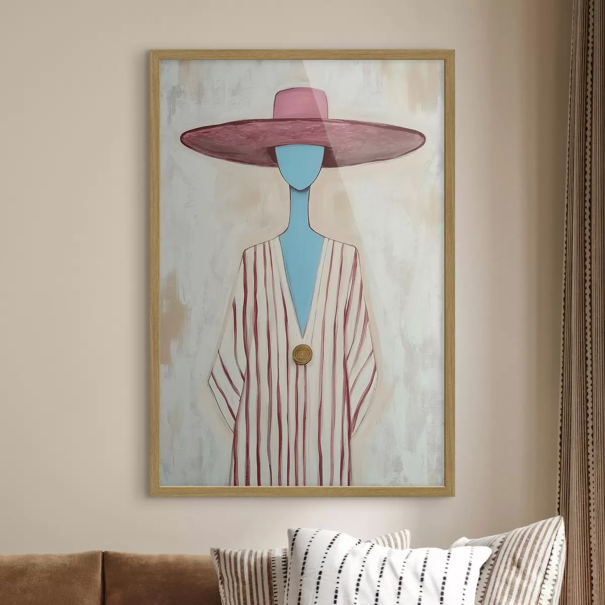 Poster Dipinto raffigurante una figura femminile astratta f51152