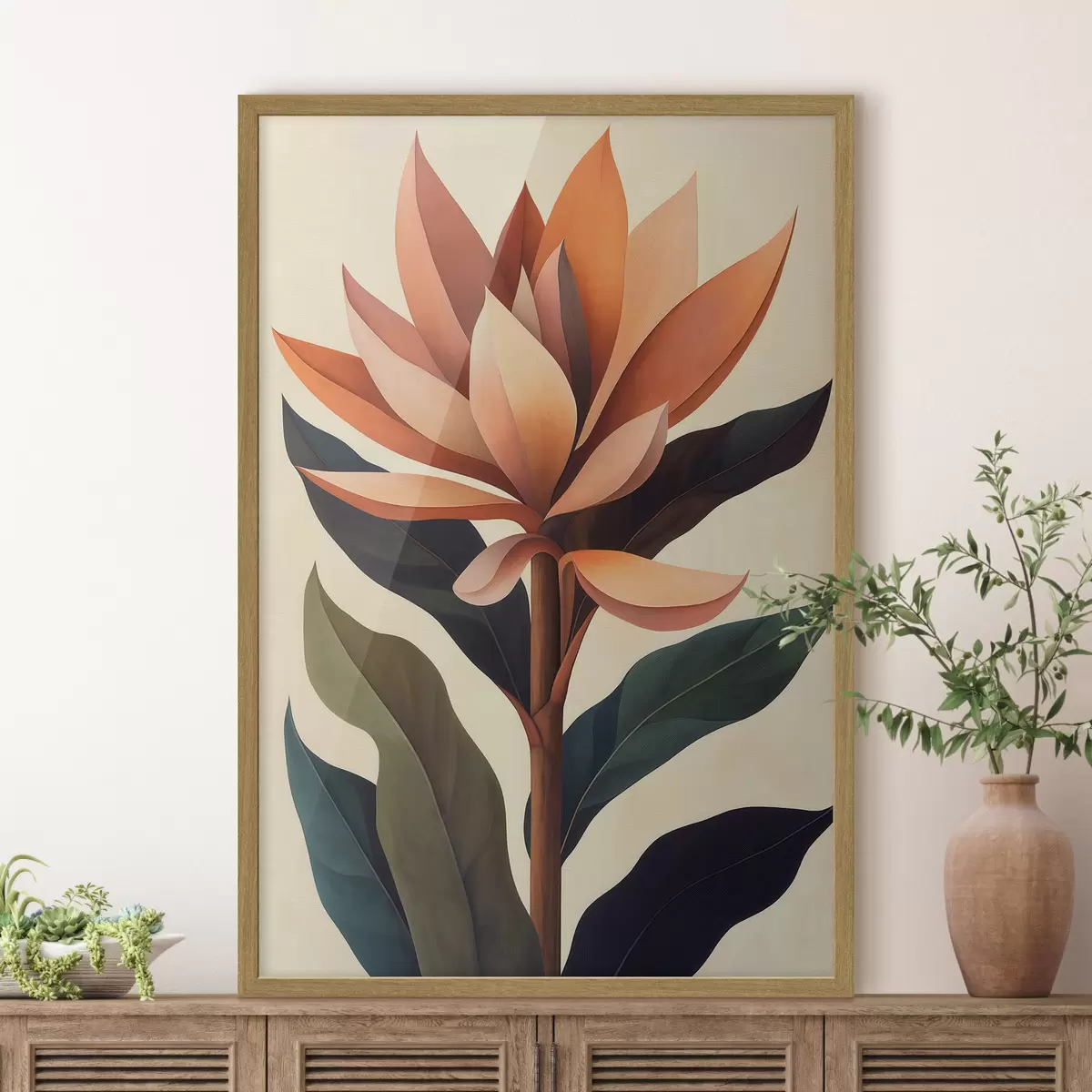 Poster Fiore astratto f51155