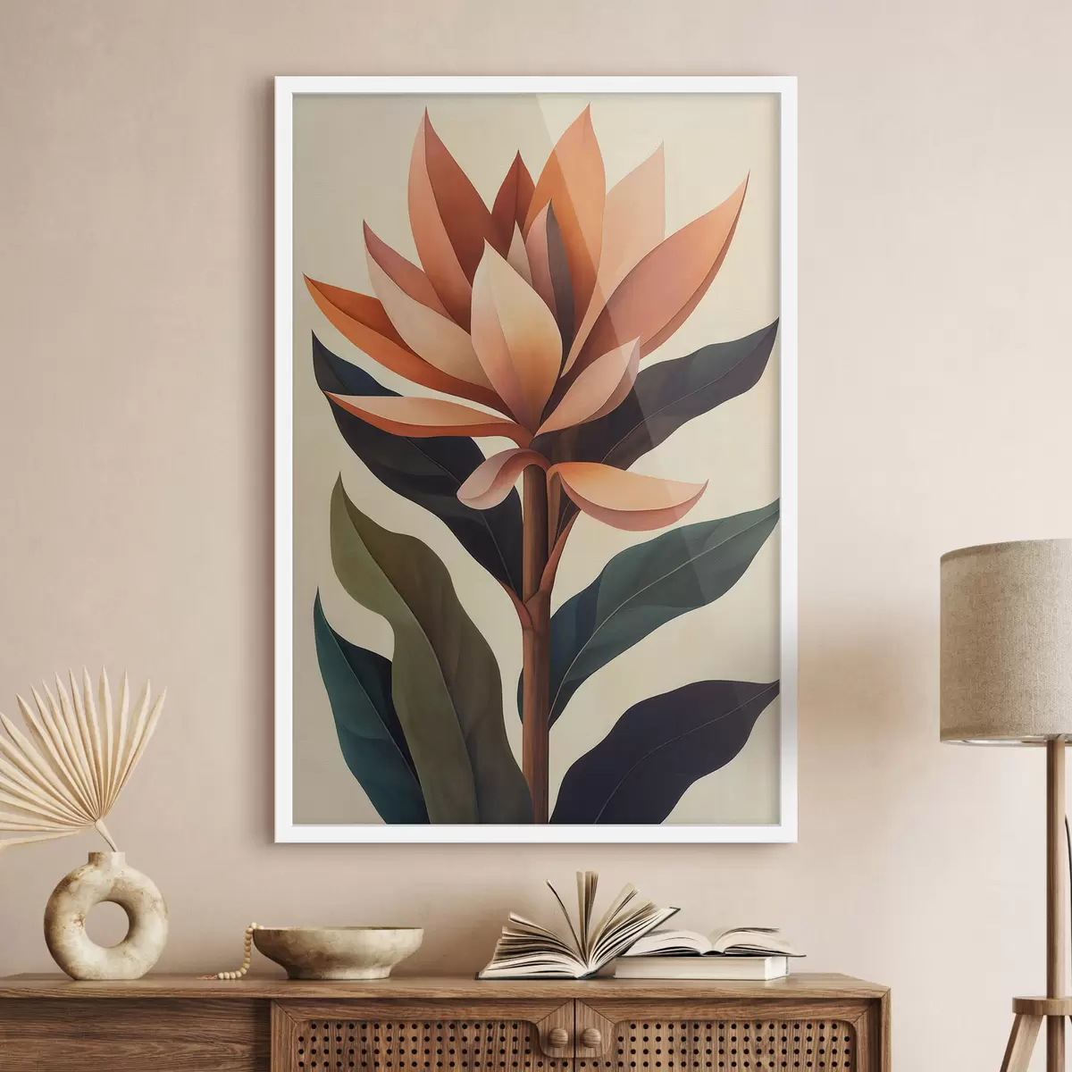 Poster Fiore astratto f51155