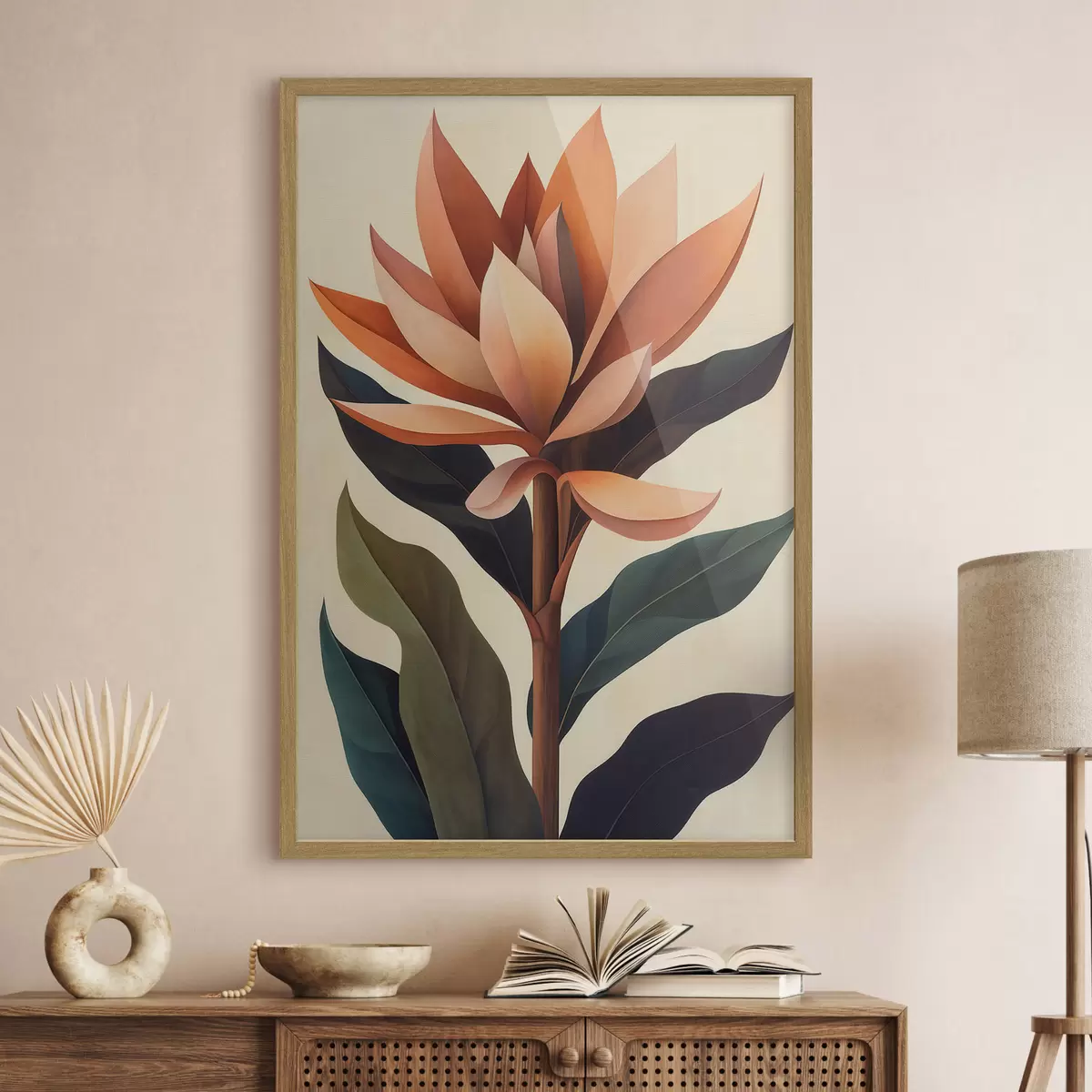 Poster Fiore astratto f51155