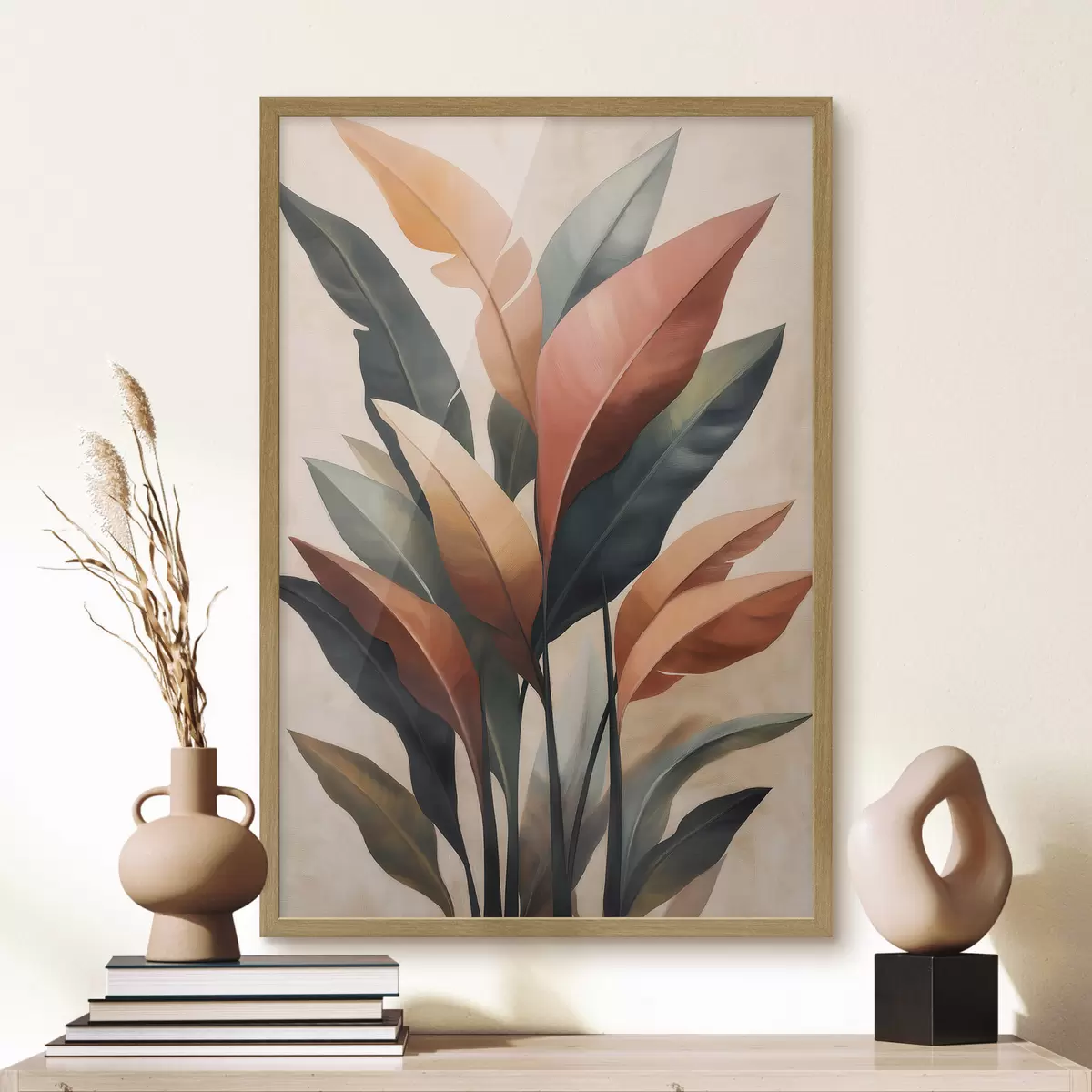 Poster Foglie astratte f51156