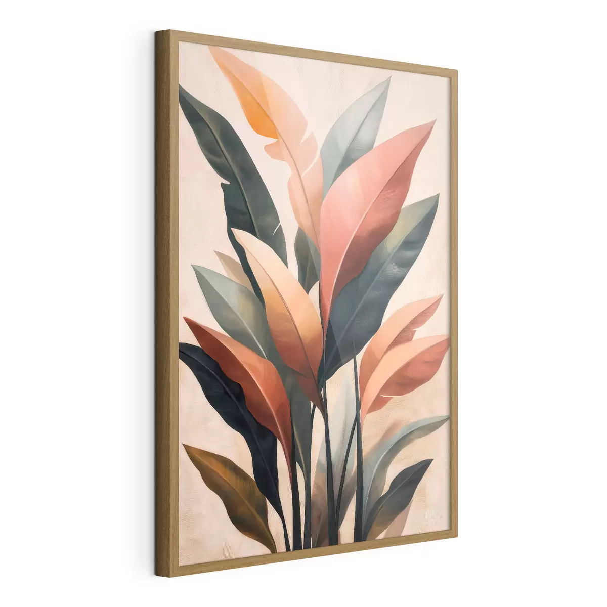 Poster Foglie astratte f51156