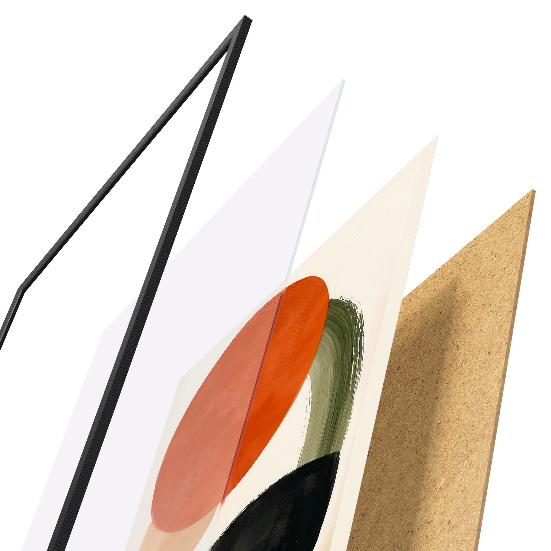 Poster Astrazione geometrica d31085