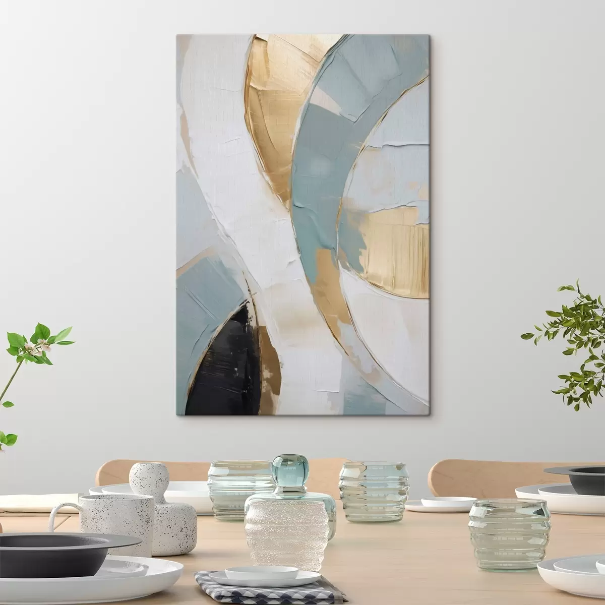 Quadro Motivo astratto, imitazione di un dipinto nr. s51167