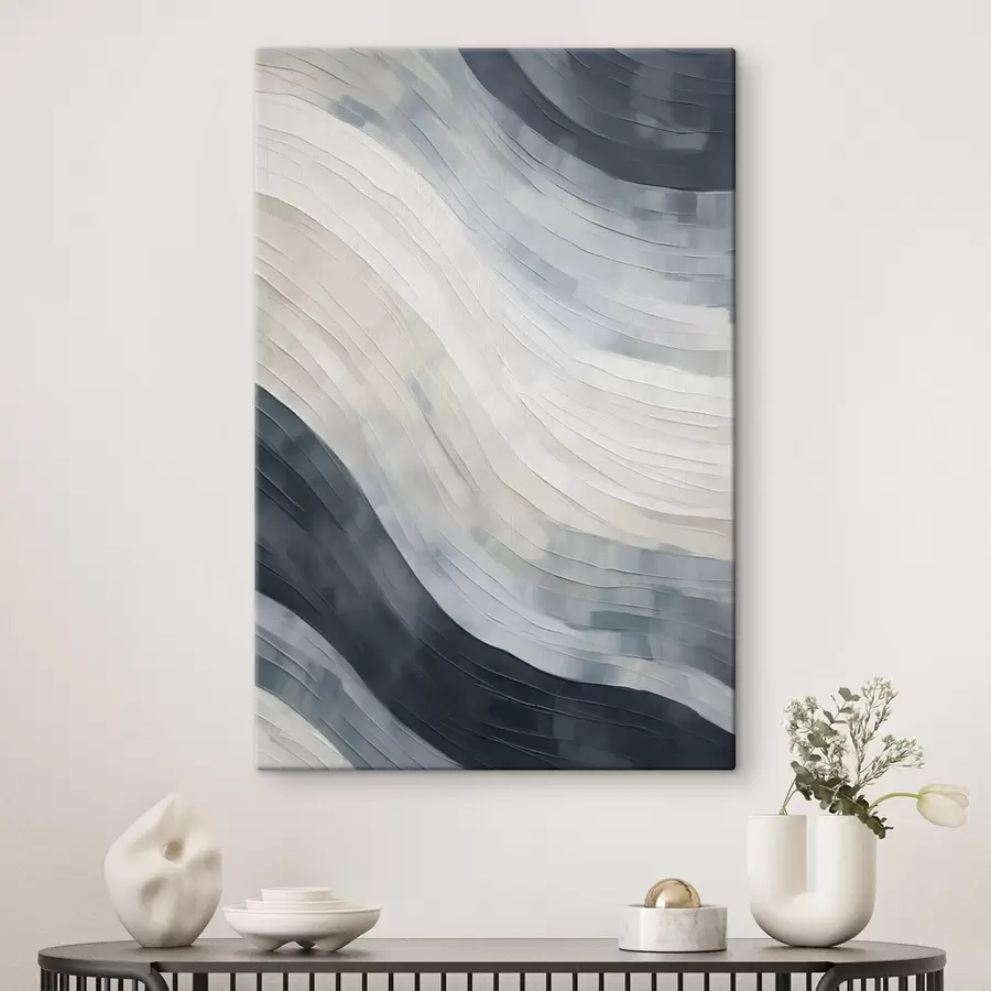 Quadro Righe astratte, imitazione di un dipinto nr. s51171