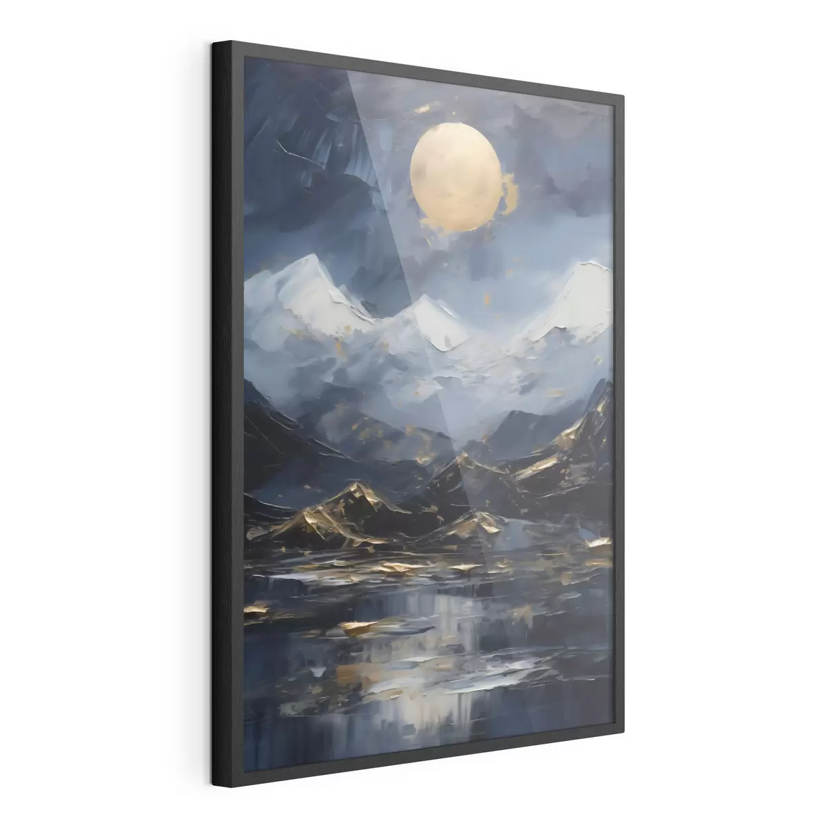Poster Paesaggio di montagna, imitazione di un dipinto f51164