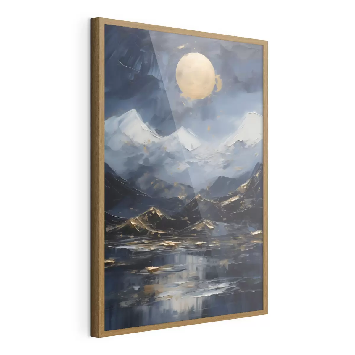 Poster Paesaggio di montagna, imitazione di un dipinto f51164