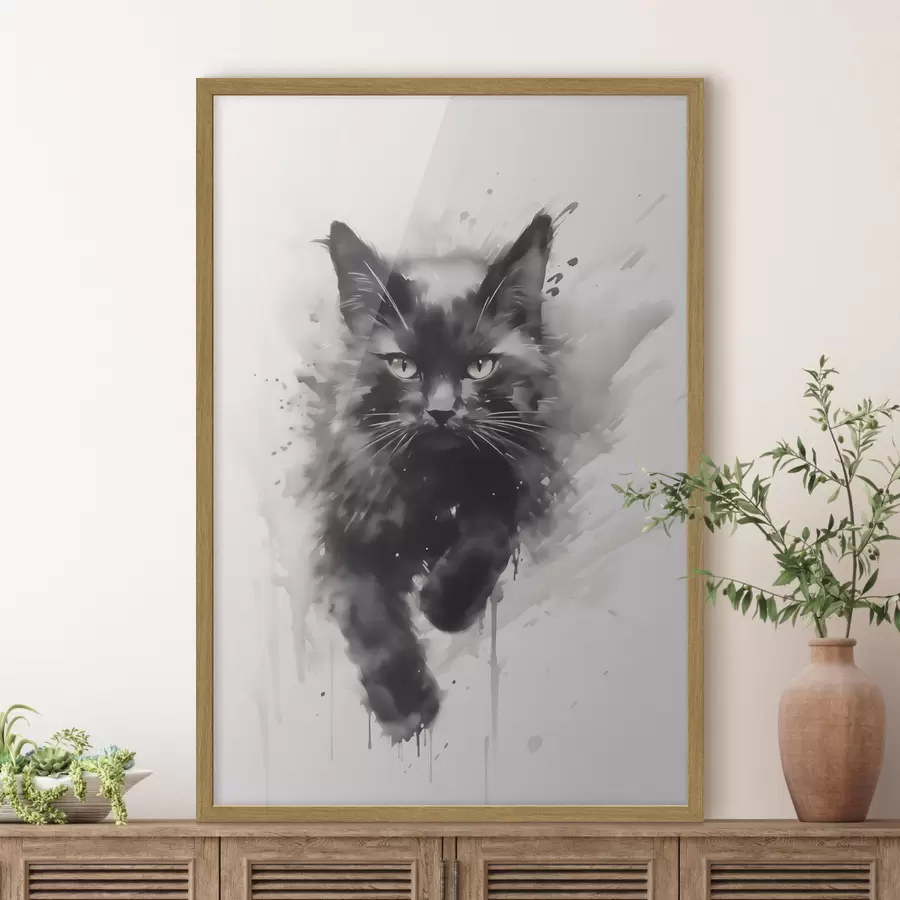 carta da parati Gatto, imitazione di un dipinto nr. f51168