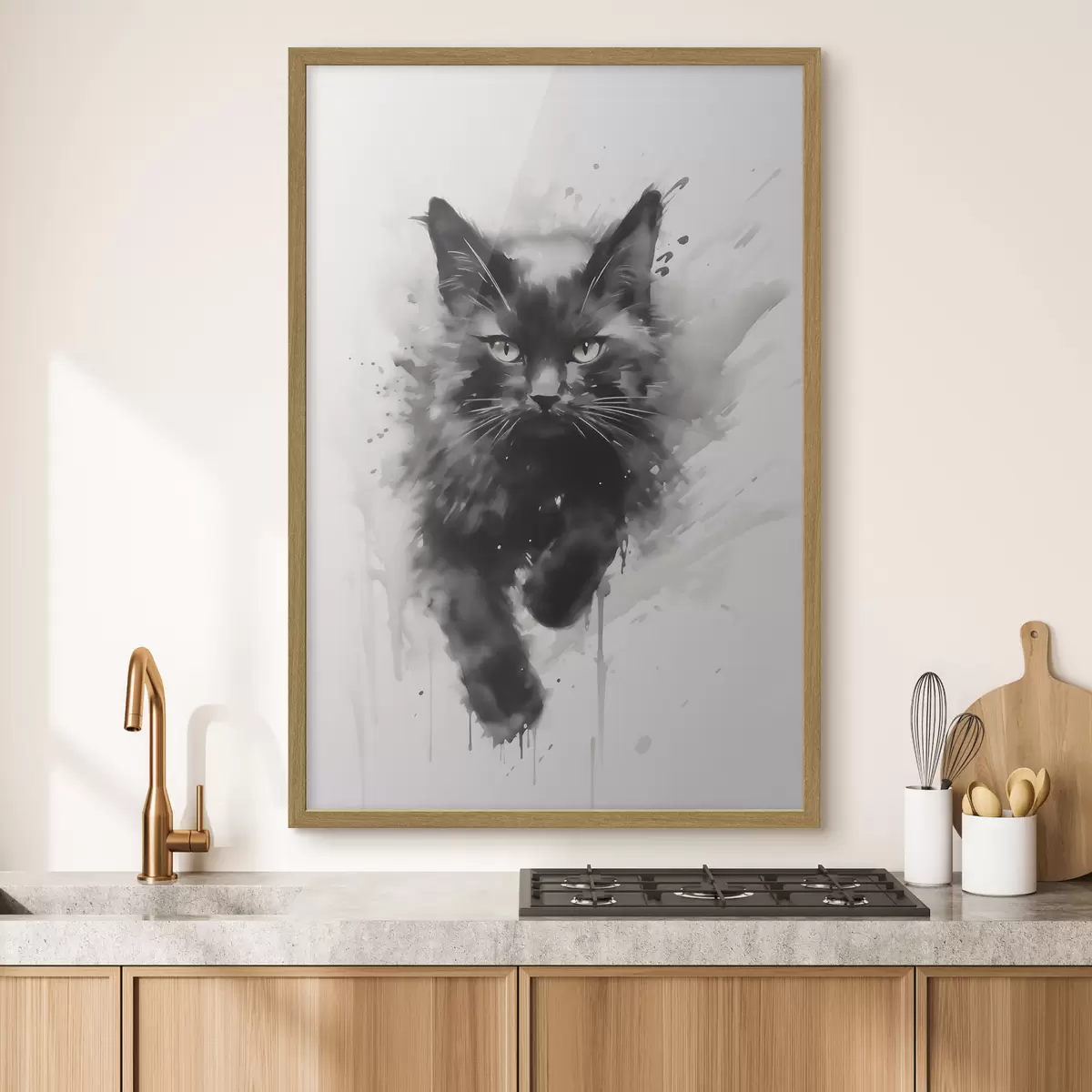 Poster Gatto, imitazione di un dipinto f51168