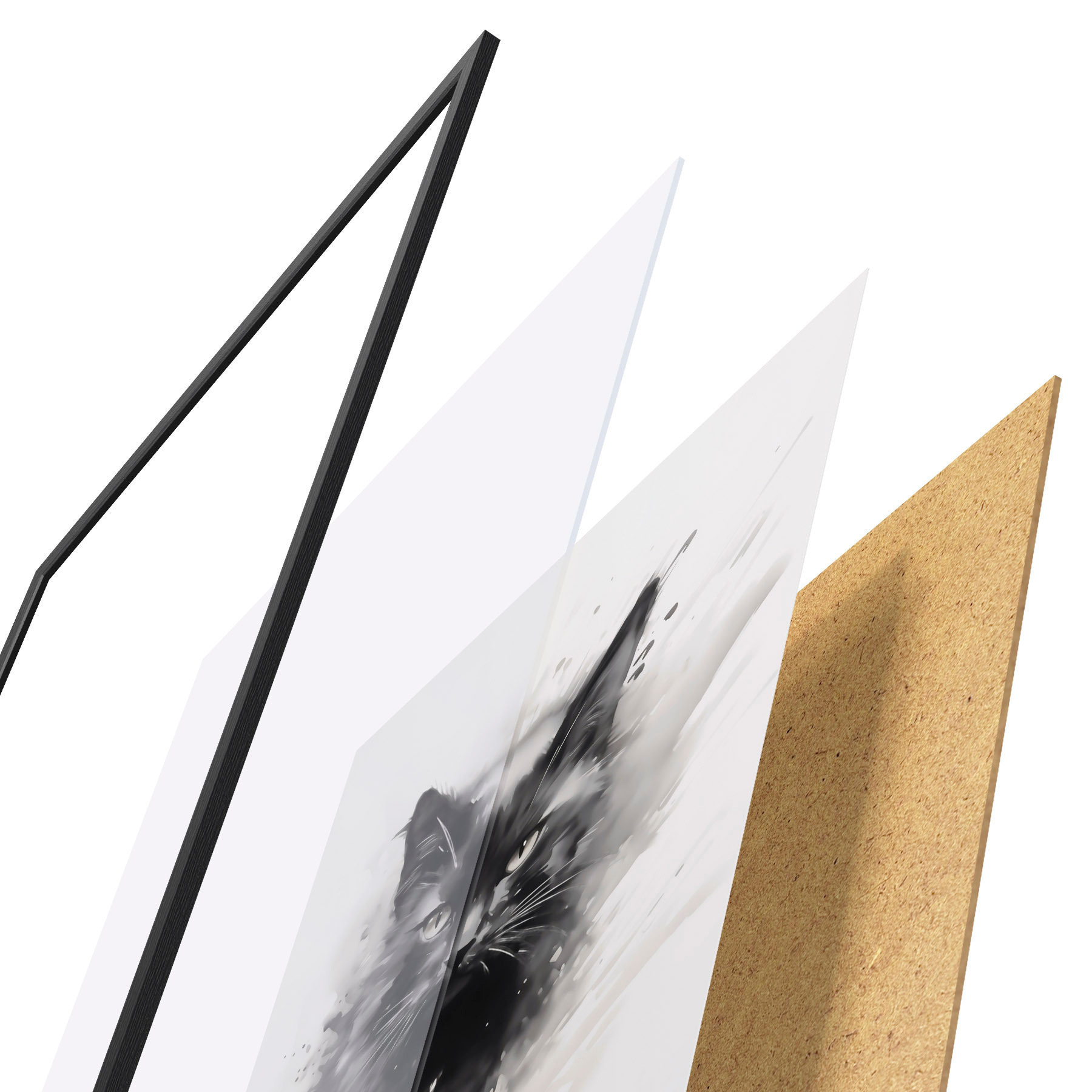 Poster Gatto, imitazione di un dipinto f51168