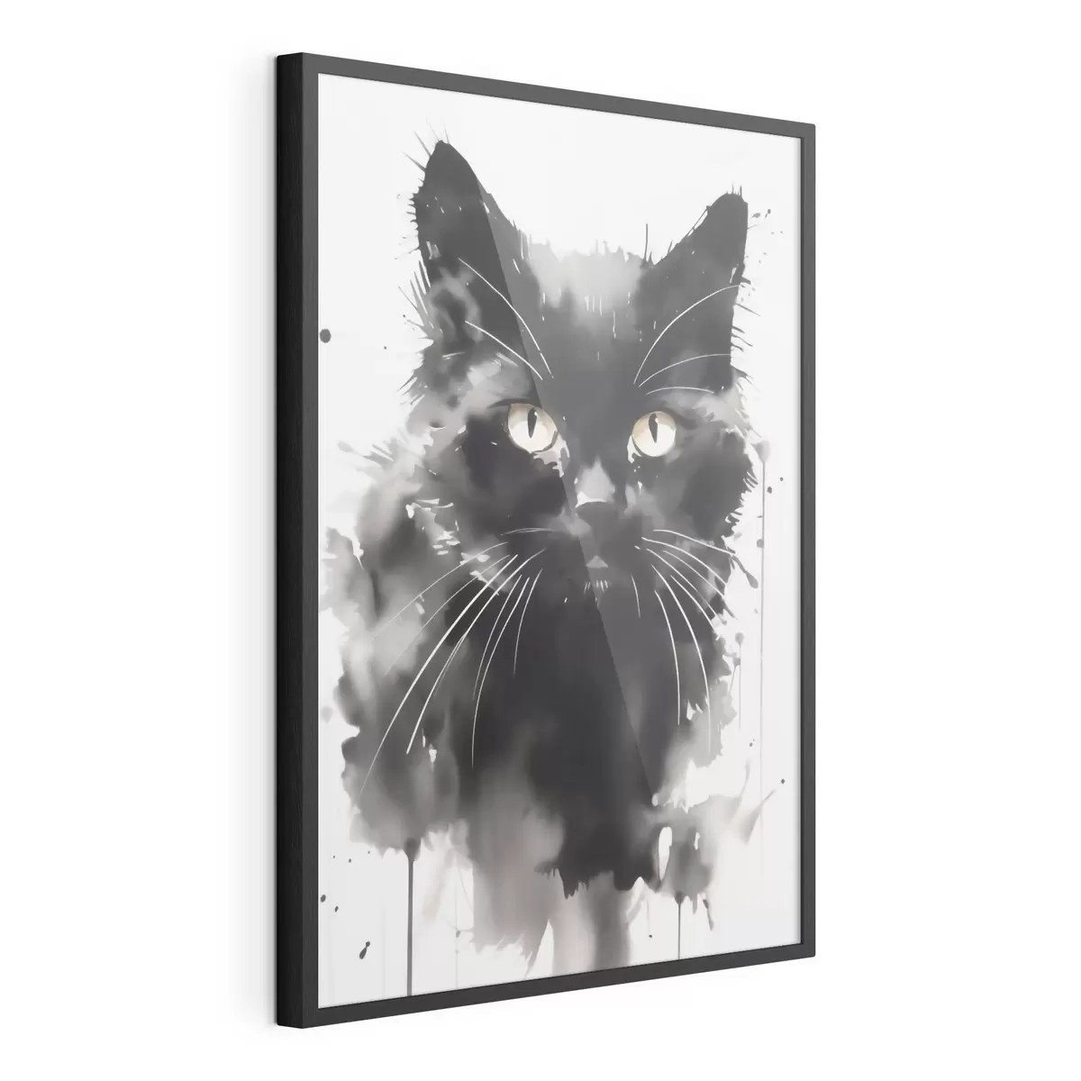 Poster Ritratto di un gatto, imitazione di un dipinto f51169