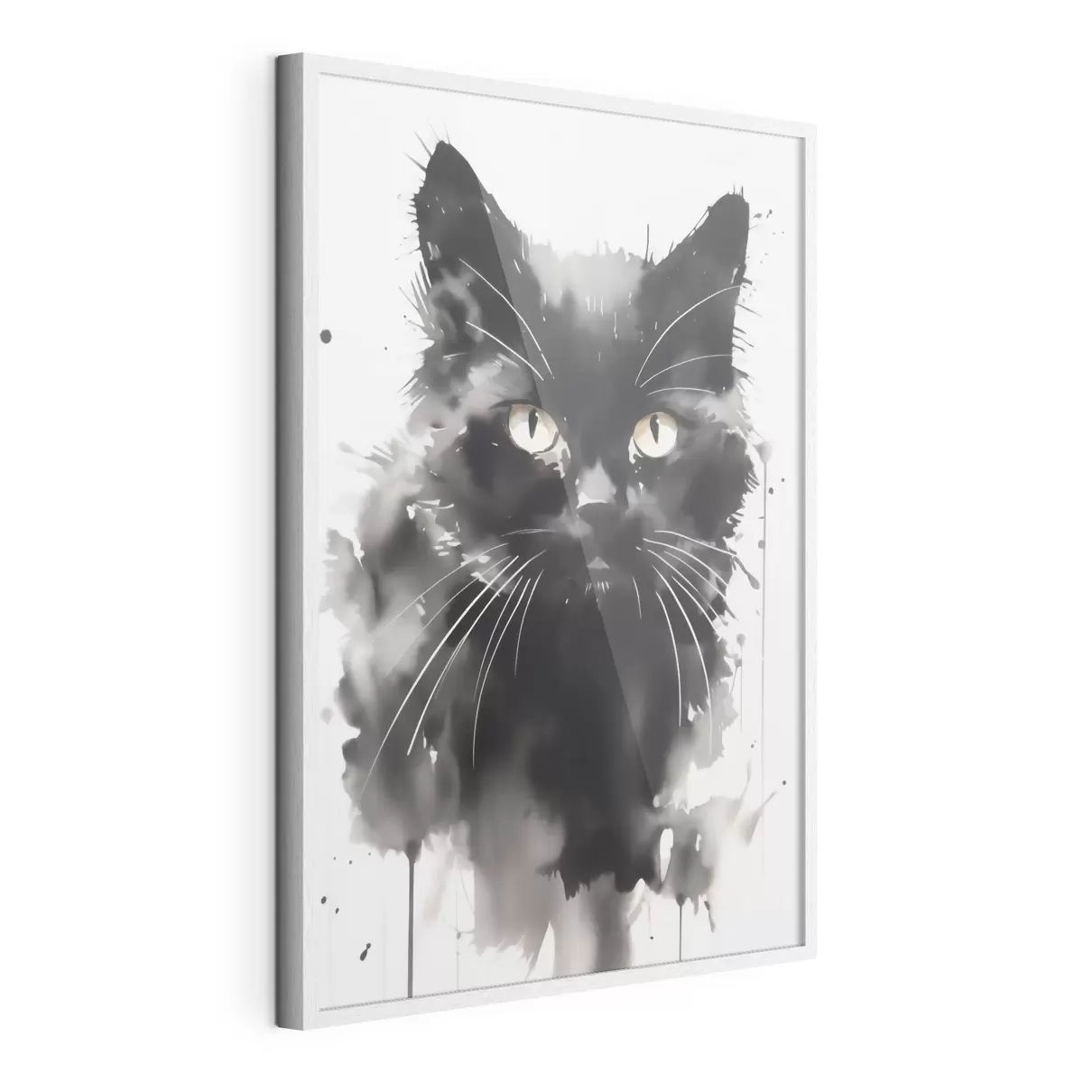 Poster Ritratto di un gatto, imitazione di un dipinto f51169