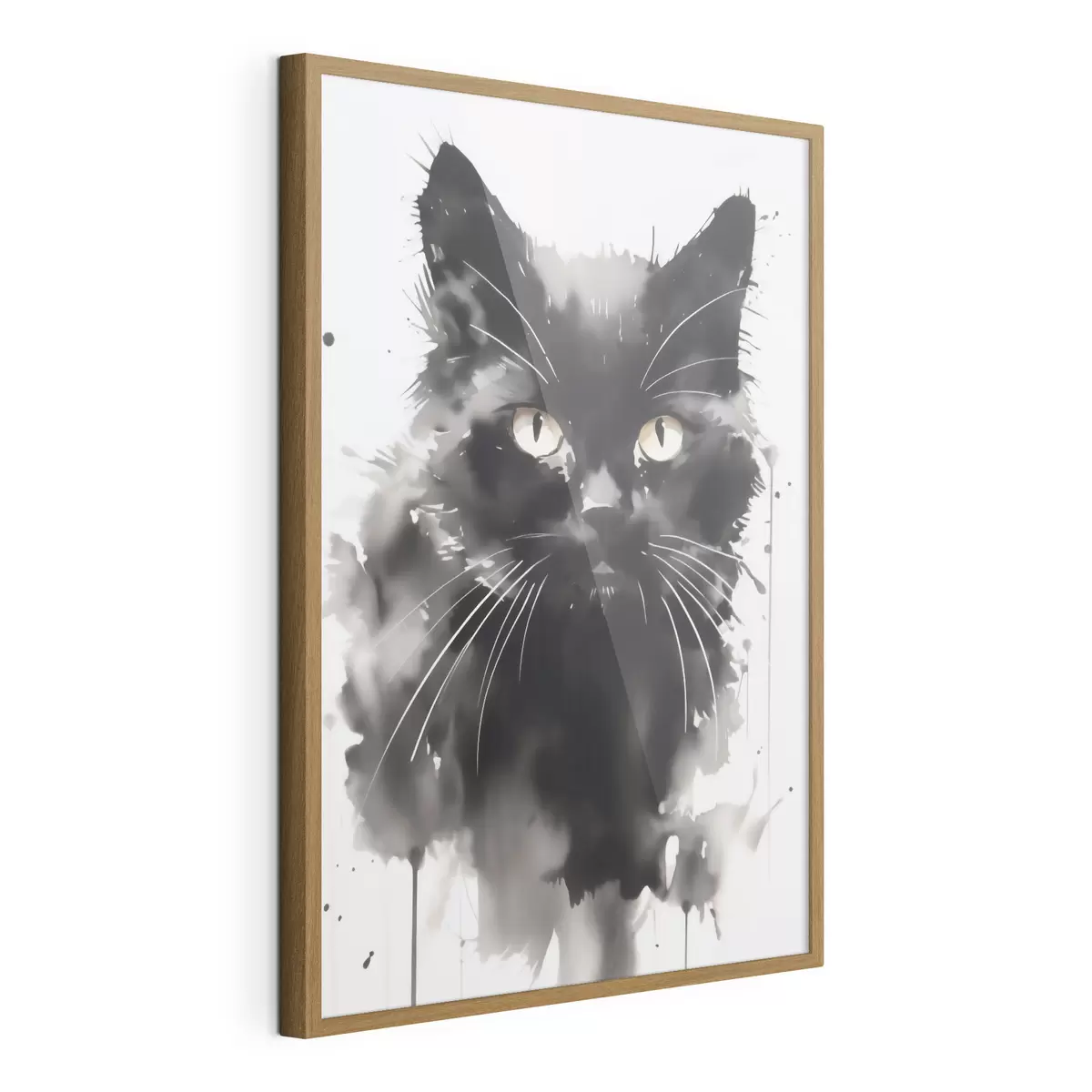 Poster Ritratto di un gatto, imitazione di un dipinto f51169