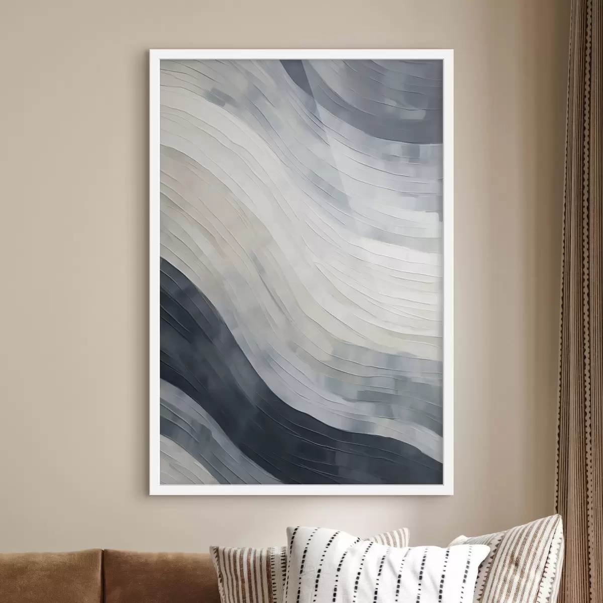 Poster Righe astratte, imitazione di un dipinto f51171