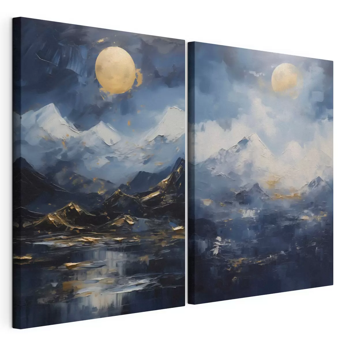 Quadro Paesaggio di montagna, imitazione di un dipinto nr. m31108