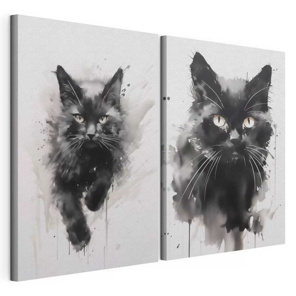 Quadro Gatto, imitazione di un dipinto nr. m31110
