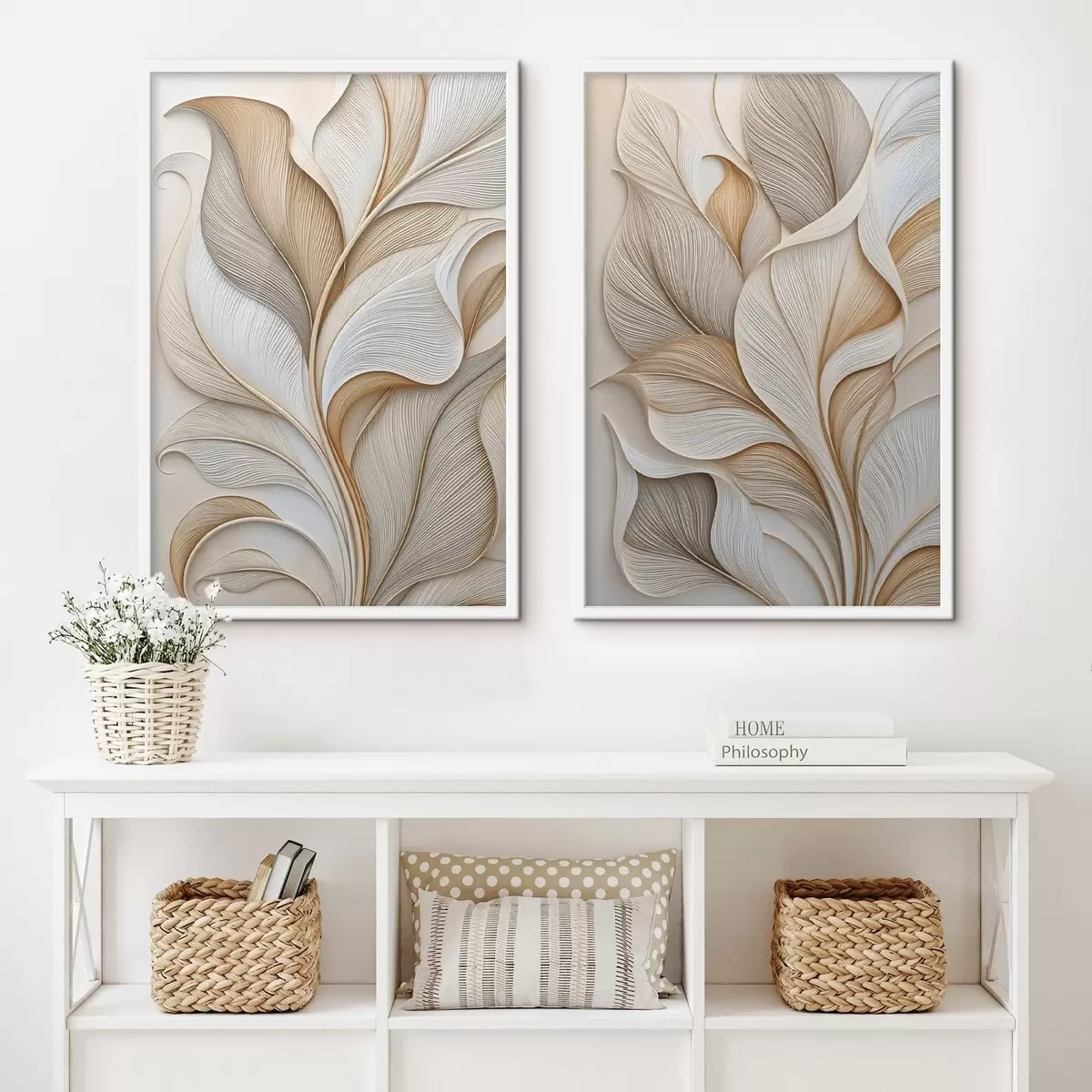 Poster Foglie astratte d31038