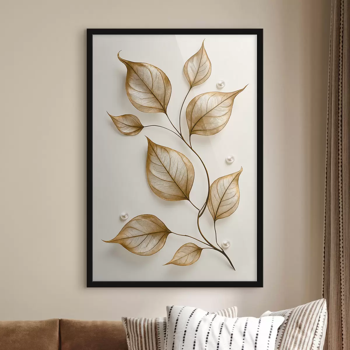 Poster Elegante ramo botanico f50866
