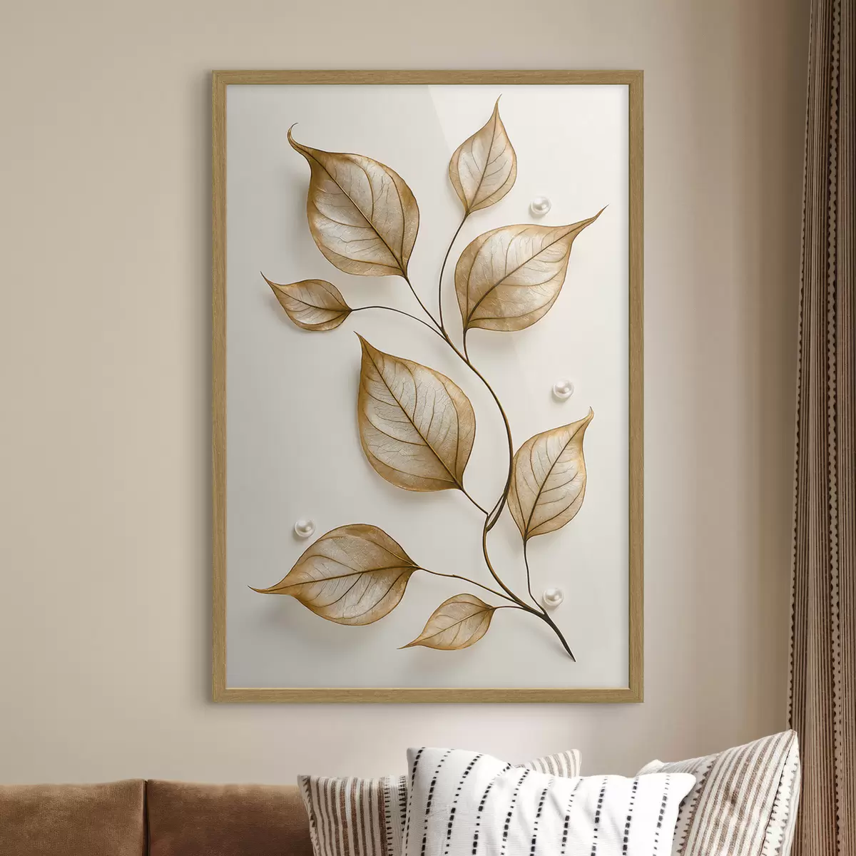 Poster Elegante ramo botanico f50866