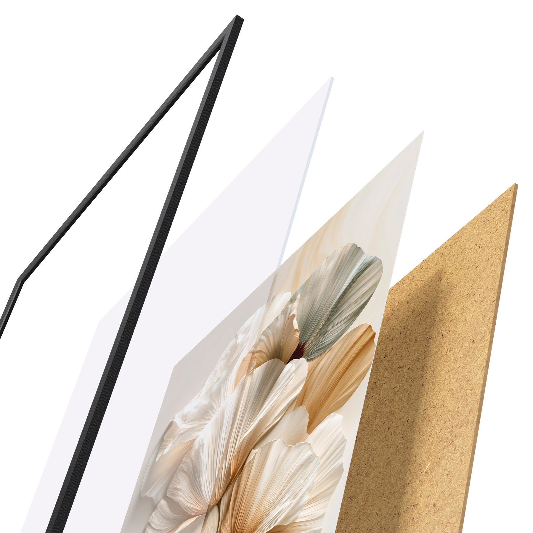 Poster Fiori astratti f50870