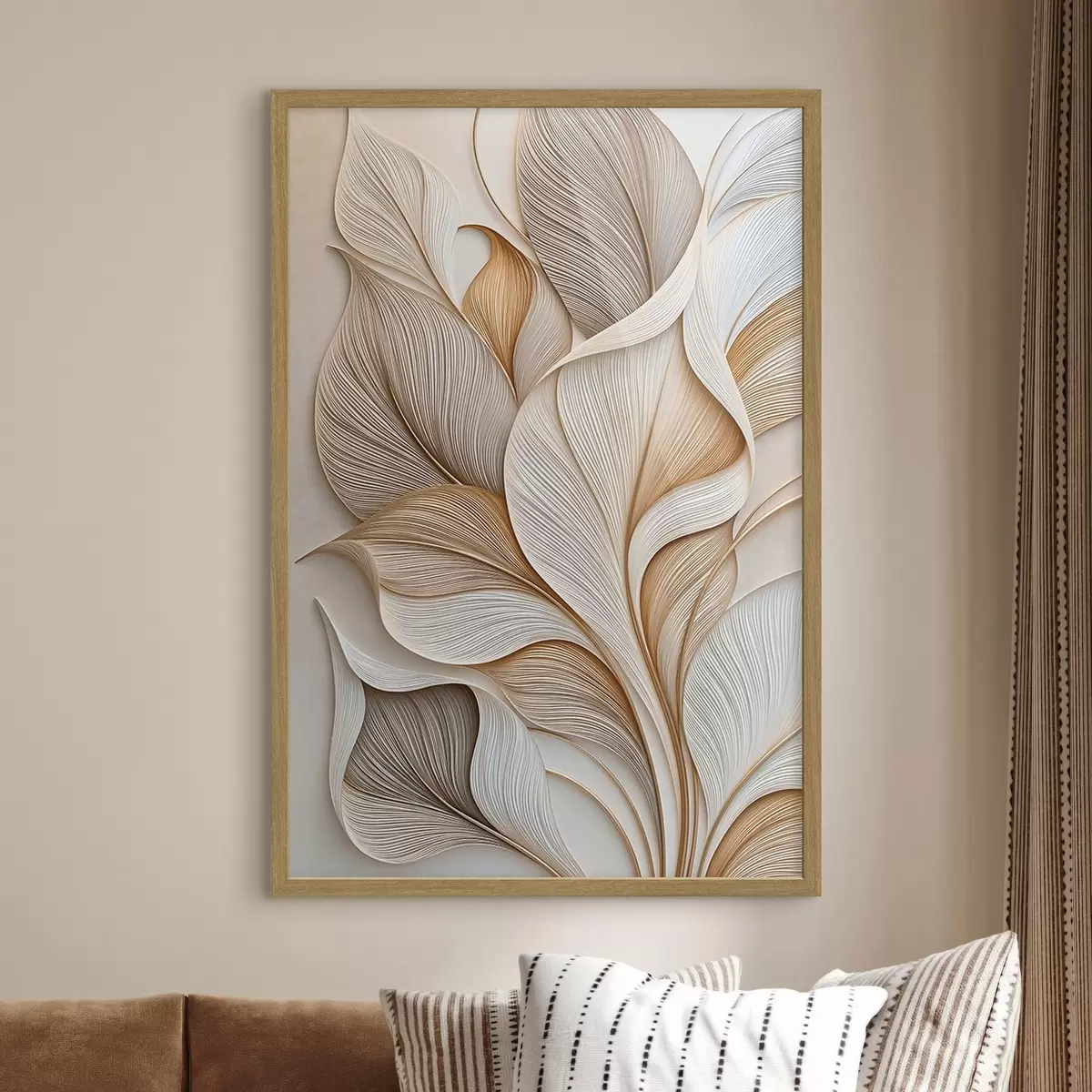 Poster Foglie astratte f51177