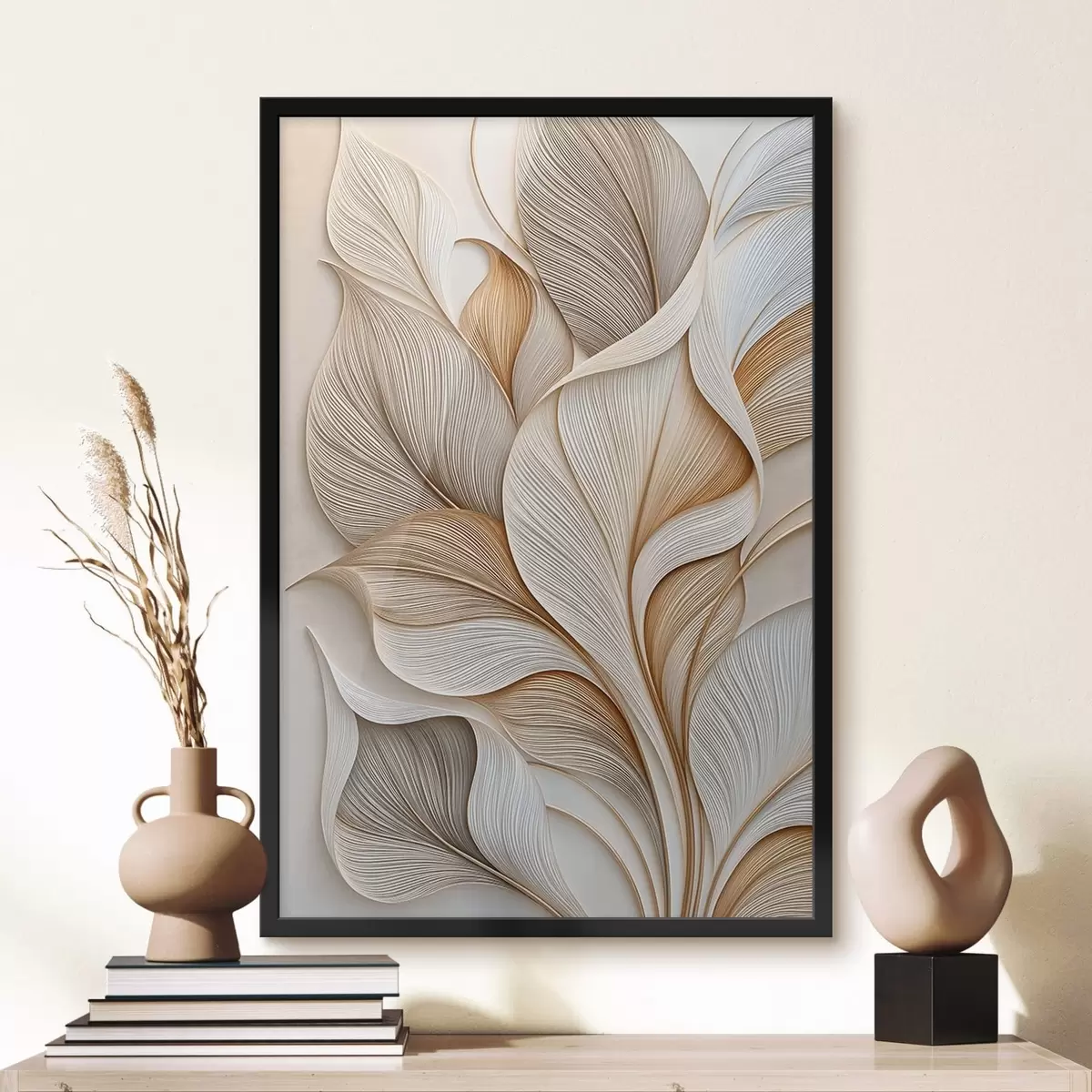 Poster Foglie astratte f51177