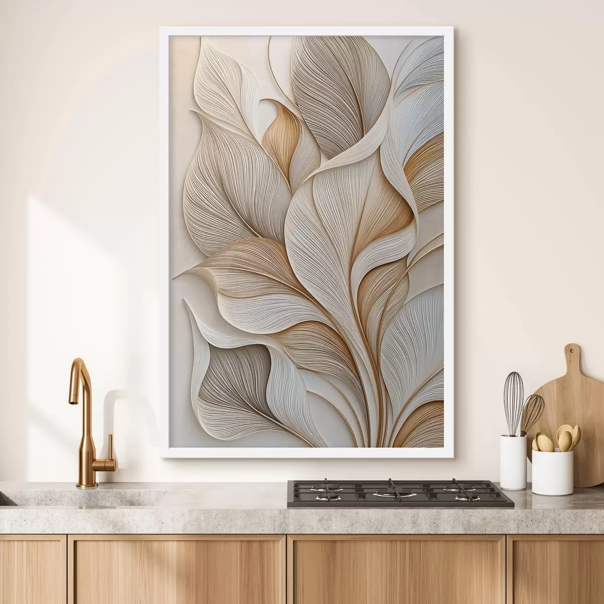 Poster Foglie astratte f51177
