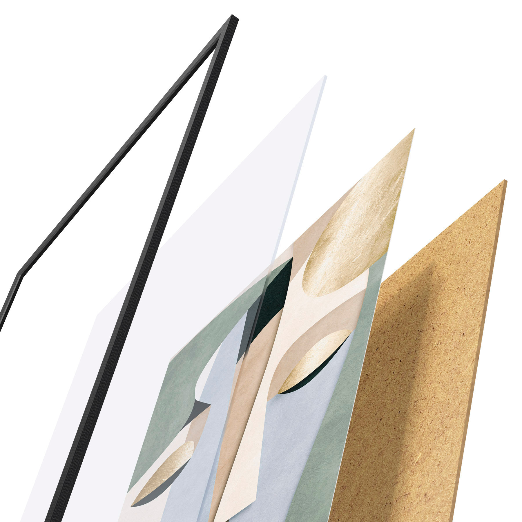 Poster Sagome geometriche astratte f51178