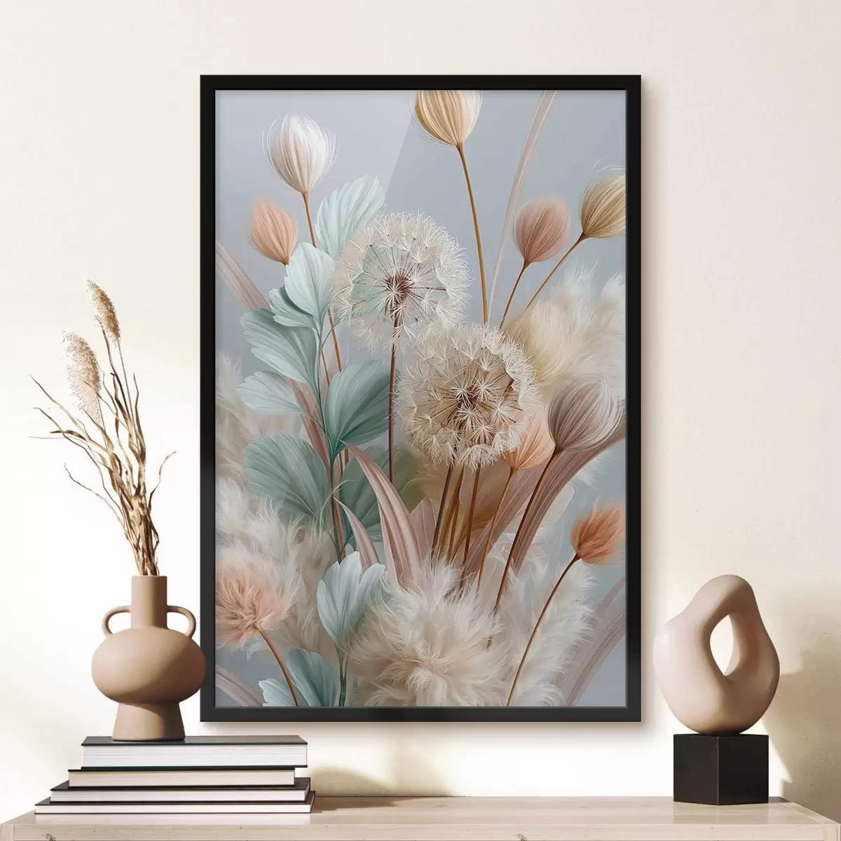 Poster Delicati denti di leone e fiori di campo f51182
