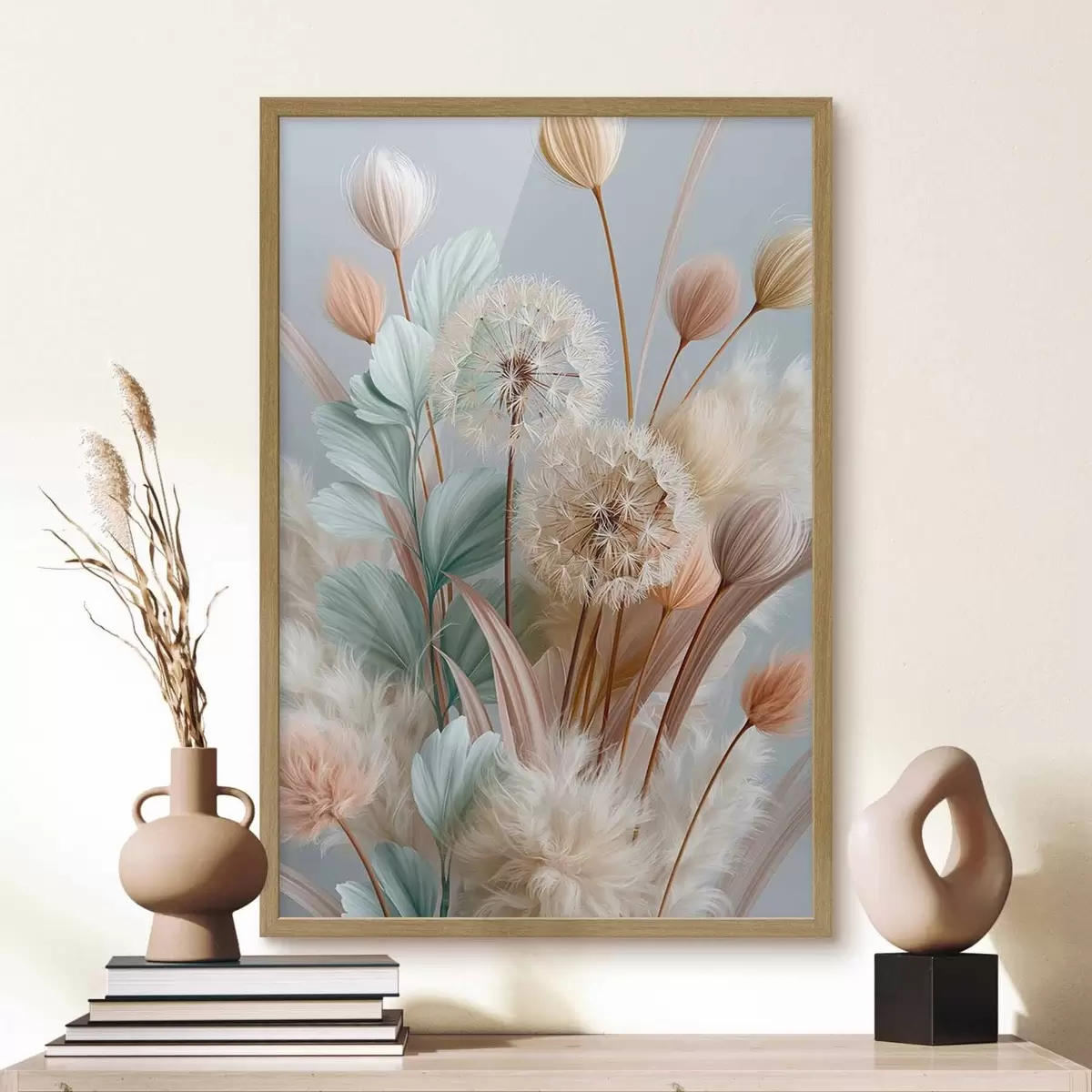 Poster Delicati denti di leone e fiori di campo f51182
