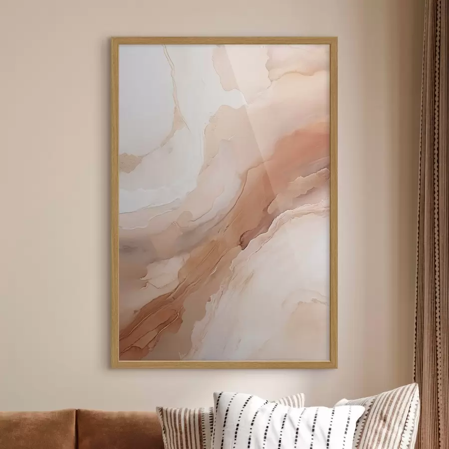 carta da parati Strati di madreperla beige dalla trama raffinata nr. f51084