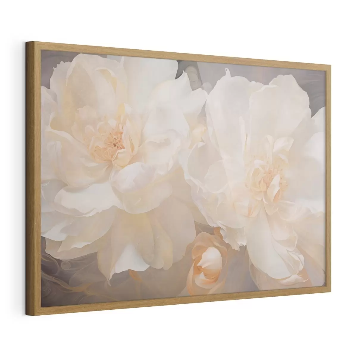 Poster Primo piano su due peonie chiare f51088