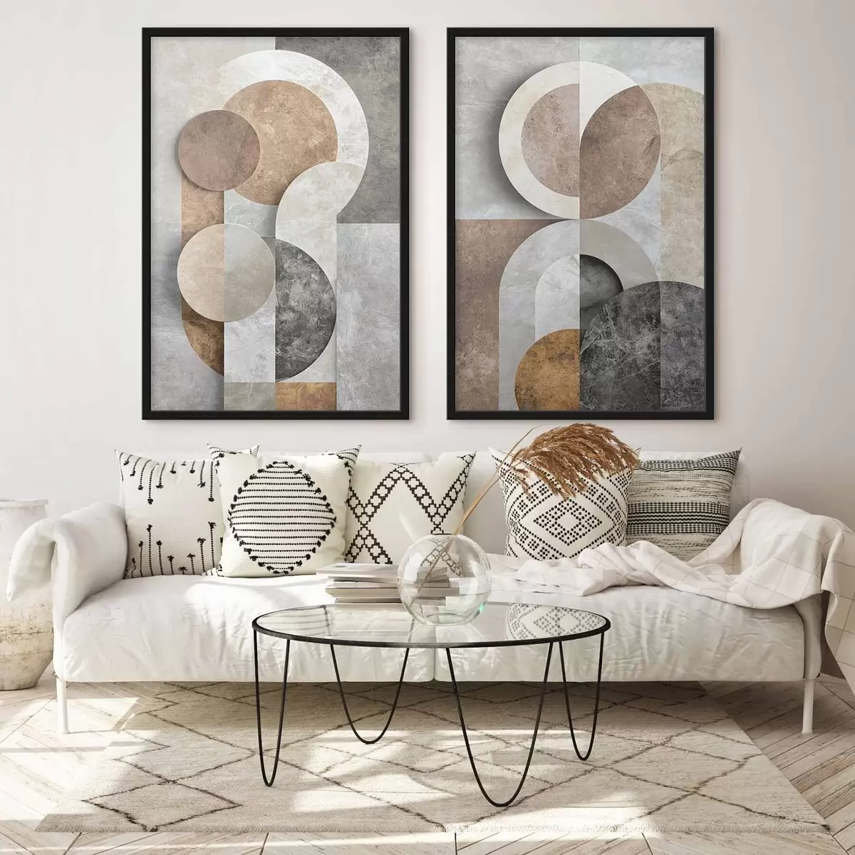 Poster Forme geometriche sovrapposte d31119