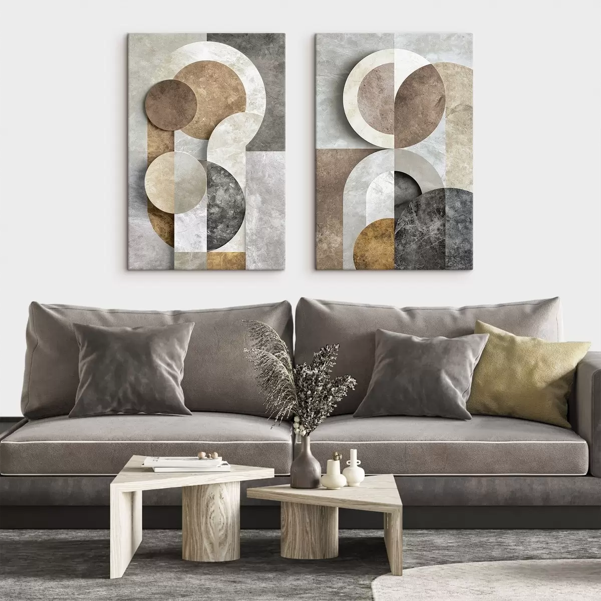 Quadro Forme geometriche sovrapposte nr. m31119