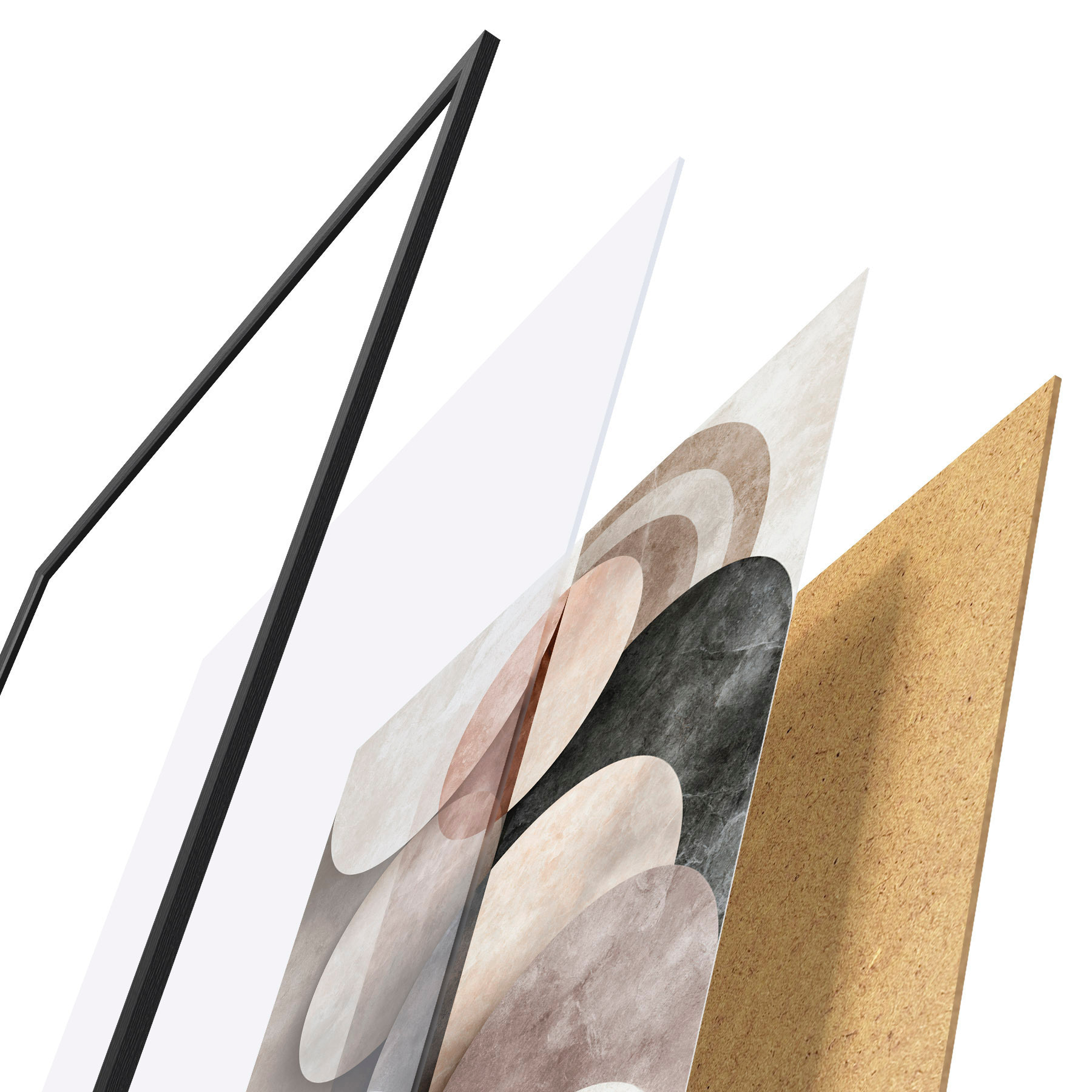 Poster Cerchi sovrapposti f51184