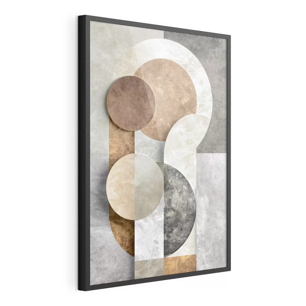 Poster Astrazione geometrica con cerchi f51185