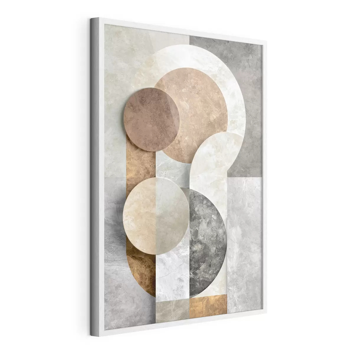 Poster Astrazione geometrica con cerchi f51185