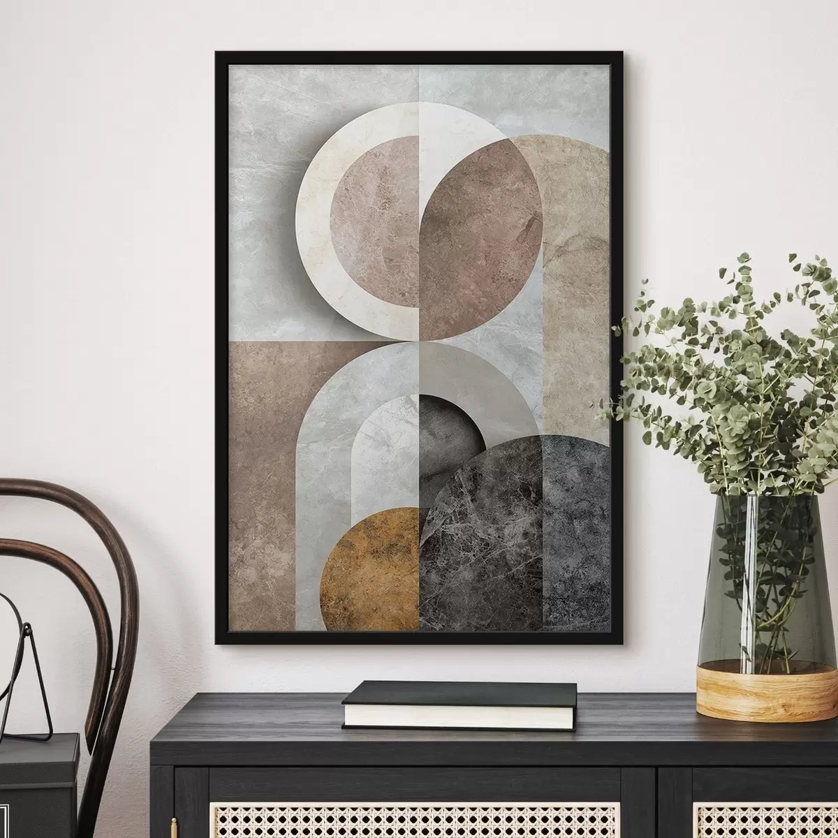 Poster Composizione geometrica con cerchi f51281
