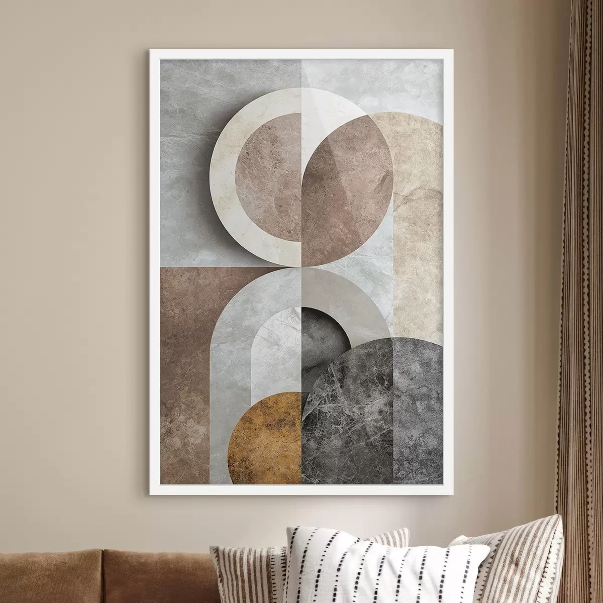 Poster Composizione geometrica con cerchi f51281