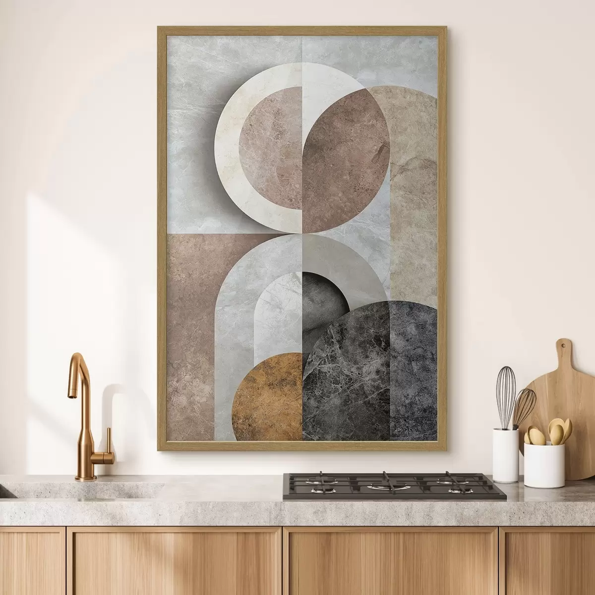 Poster Composizione geometrica con cerchi f51281