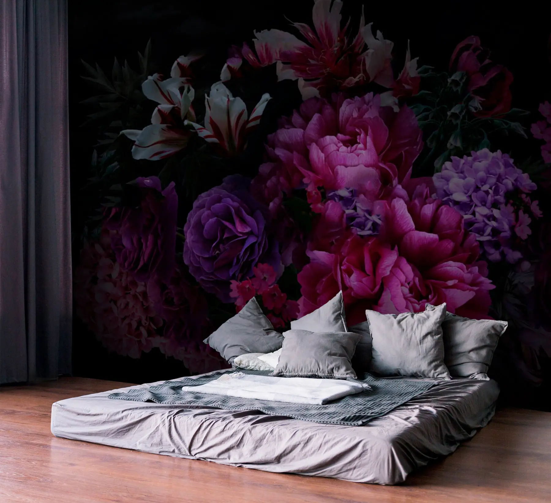 Carta da parati Floreale Bouquet di magnifiche peonie n. u72224