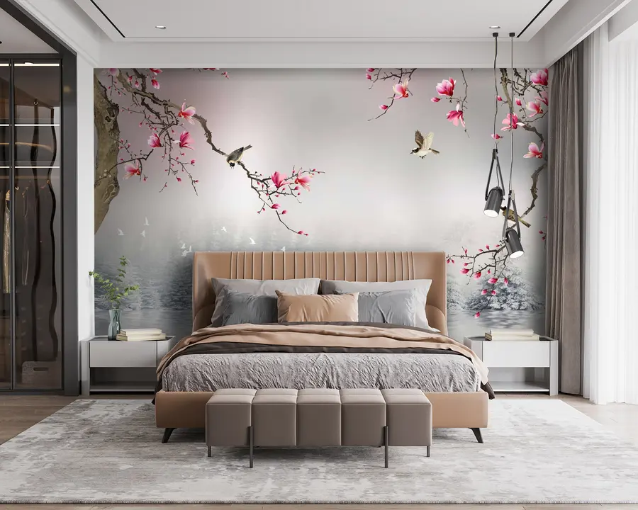 carta da parati Fiore, acqua e liquido nr. u37233