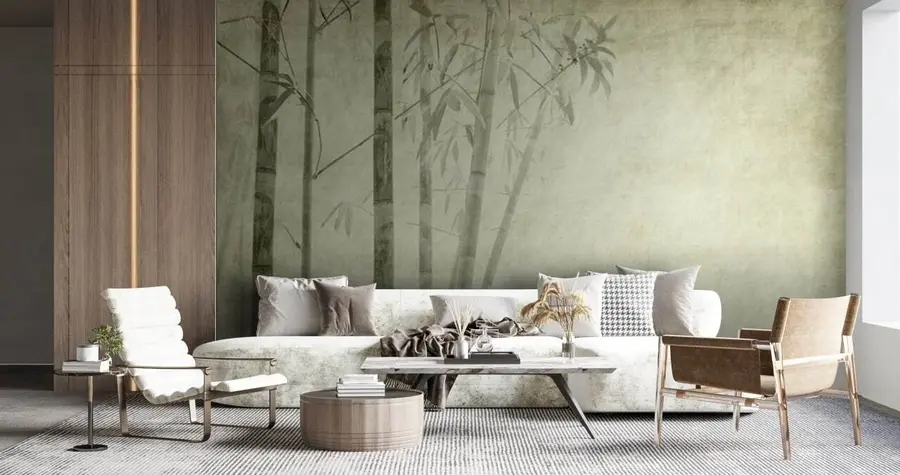 carta da parati Minimalismo Bambù nr. u72564