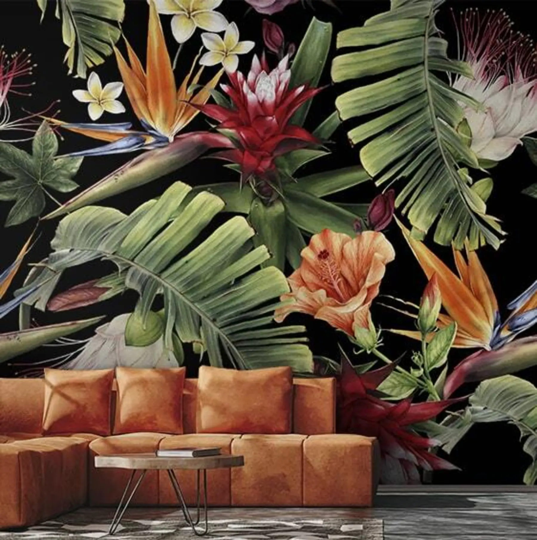 Carta da parati nature Modello tropicale 